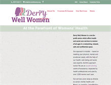 Tablet Screenshot of derrywellwoman.org